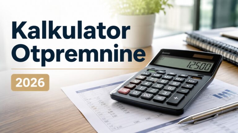 Kalkulator Otpremnine 2026 – Izračun zakonske otpremnine