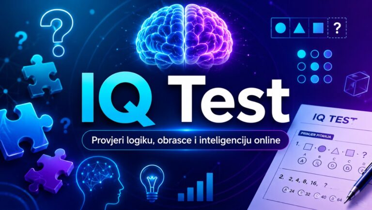 IQ Test (Test Inteligencije) – Brzi i točni rezultati!