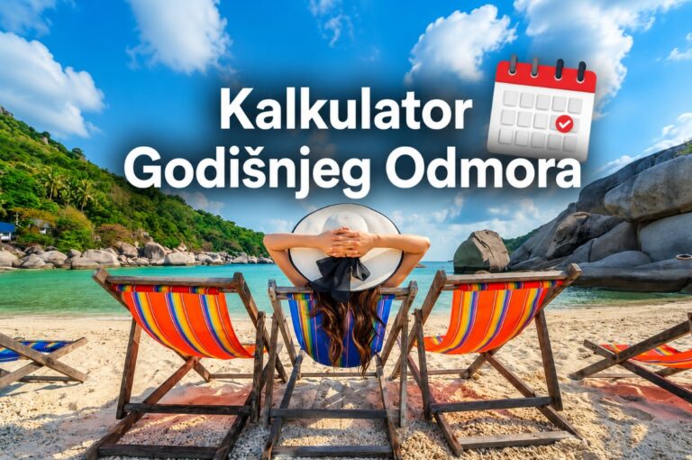 Kalkulator Godišnjeg Odmora 2026